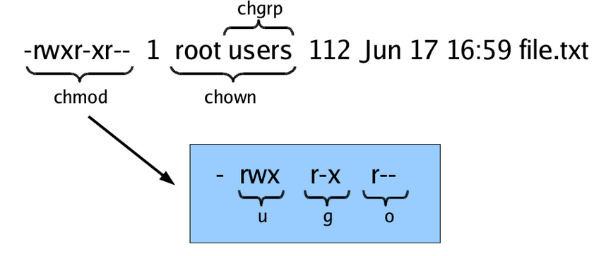 Schematic of file attributes